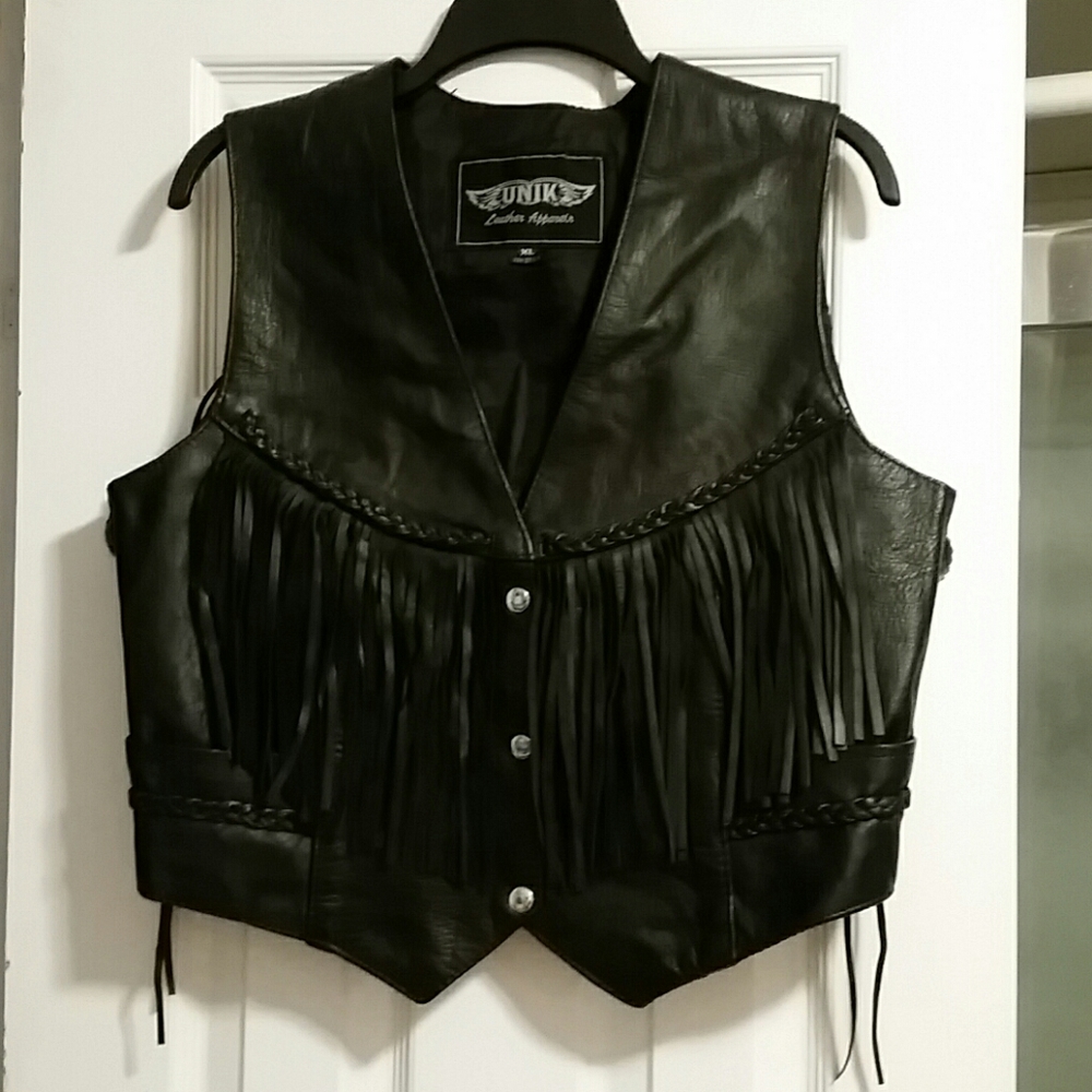 UNIK Leather Apparel Vest